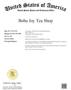 Li, Brandon - Boba Joy Tea Shop